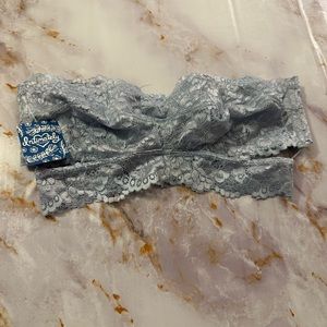 Free People Lace Bandeau Deep Mist size small - New